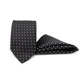 DAPPER DOTS TIE AND POCKET SQUARE SET